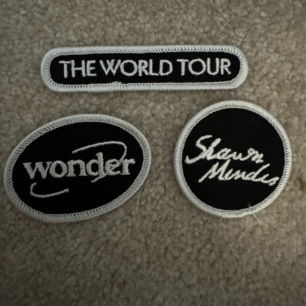 Shawn Mendes Tour Patches Set